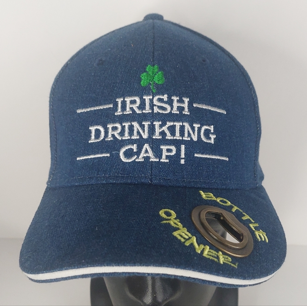 Irish Drinking Cap Blue Hat